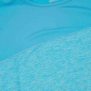 Women's Voyager Tech Tee Long Sleeve Crew - Light Blue