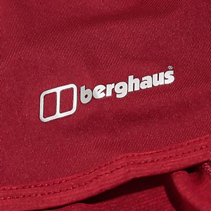Short Sleeve Voyager Tech T-Shirt für Damen - Dunkelrot