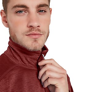 Men's Spitzer Half Zip Fleece - Red
