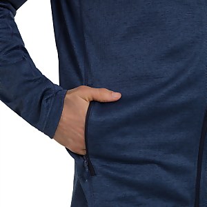 Men's Spitzer Hooded Interactive Fleece - Blue / Purple