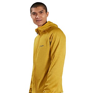 Men's Spitzer Hooded Interactive Fleece - Yellow
