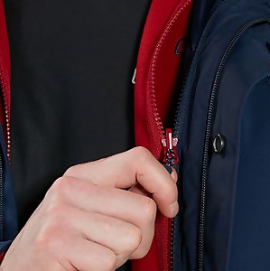 Prism Micro Polartec InterActive Jacket für Herren - Dunkelrot