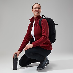 Women's Prism Polartec InterActive Fleece Jacket - Red - 8
