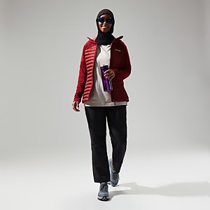 Women's Nula Hybrid Jacket - Dark Red