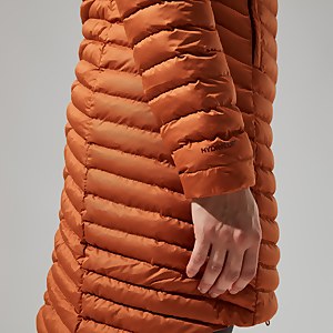 Nula Micro Long Jacken für Damen - Braun