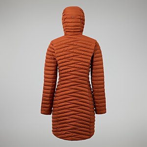 Nula Micro Long Jacken für Damen - Braun