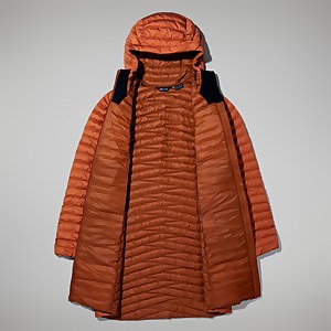 Nula Micro Long Jacken für Damen - Braun