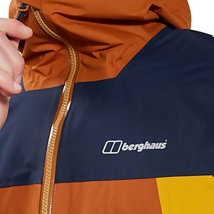 Men's Sky Hiker Waterproof Jacket - Brown / Blue