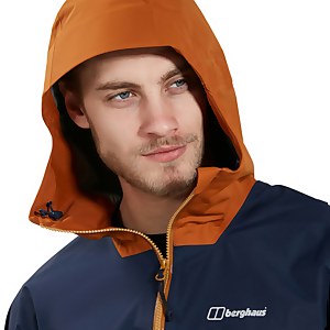 Men's Sky Hiker Waterproof Jacket - Brown / Blue