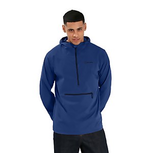Men's Theran Softshell Hooded Half Zip Jacket - Blue
