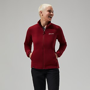 Women's Prism 2.0 Micro Full Zip InterActive - Dark Red