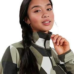 Women's Navala Half Zip Fleece Jacket - Green