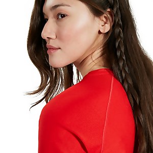 Women's 24/7 Long Sleeve Crew Base Layer - Red