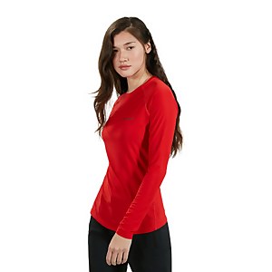 Women's 24/7 Long Sleeve Crew Base Layer - Red