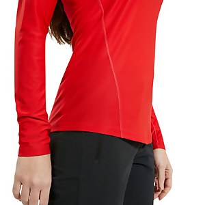 Women's 24/7 Long Sleeve Crew Base Layer - Red