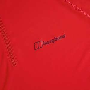 Women's 24/7 Long Sleeve Zip Base Layer - Red