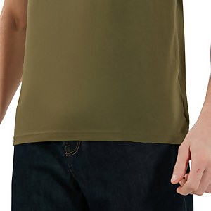 Men's Organic Big Logo T-Shirt Dark Green