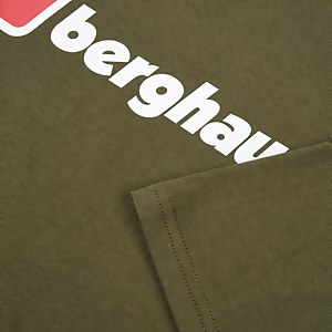 Men's Organic Big Logo T-Shirt Dark Green