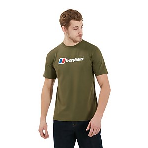 Men's Organic Big Logo T-Shirt Dark Green