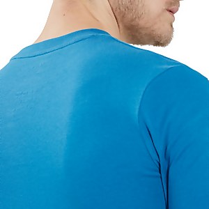 Men's Organic Big Classic Logo T-Shirt Blue