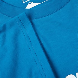 Men's Organic Big Classic Logo T-Shirt Blue