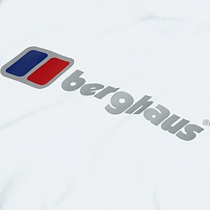 Men's Organic Front & Back Logo Tee White