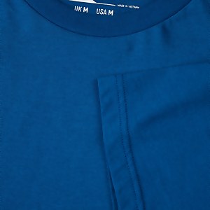 Organic Front & Back Logo T-Shirt Blue