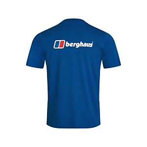 Organic Front & Back Logo T-Shirt Blue