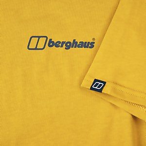 Men's Organic Colour Logo T-Shirt Brown