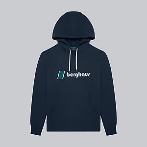Unisex Heritage Logo Hoody - Dark Blue - XS
