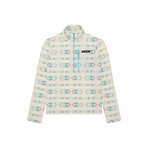 Unisex Prism Printed Trango Half Zip Fleece - Yellow / Blue