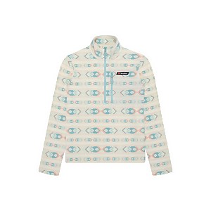 Unisex Prism Printed Trango Half Zip Fleece - Yellow / Blue