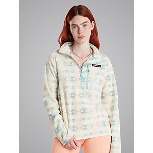 Unisex Prism Printed Trango Half Zip Fleece - Yellow / Blue