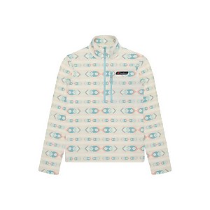 Unisex Prism Printed Trango Half Zip Fleece - Yellow / Blue