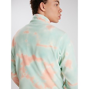 Unisex Prism Printed Trango Half Zip Fleece - Pink / Blue