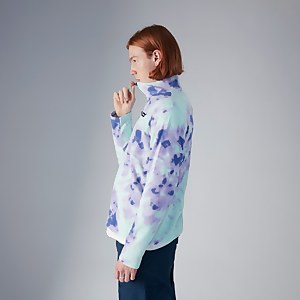 Unisex Prism Printed Trango Half Zip Fleece - Purple / Turquoise