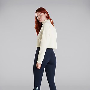 Women's Prism Crop Half Zip Fleece - Yellow