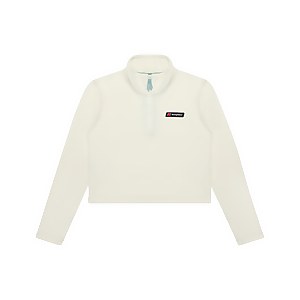 Women's Prism Crop Half Zip Fleece - Yellow