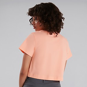 Women's Crop Short Sleeve Tee - Pink