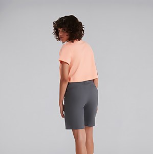 Women's Crop Short Sleeve Tee - Pink