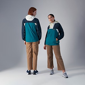 Unisex Windbreaker 21 Waterproof Jacket - Dark Green / Dark Blue