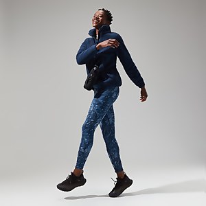 Hawksker Half Zip Fleece für Damen - Dunkelblau