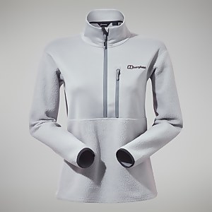 Fadley Half Zip Fleece für Damen - Hellgrau