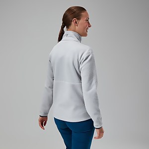 Fadley Half Zip Fleece für Damen - Hellgrau