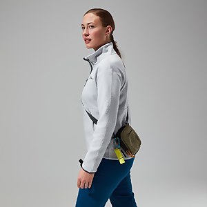 Fadley Half Zip Fleece für Damen - Hellgrau