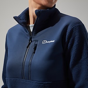 Fadley Half Zip Fleece für Damen - Dunkelblau