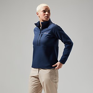 Fadley Half Zip Fleece für Damen - Dunkelblau