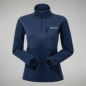 Fadley Half Zip Fleece für Damen - Dunkelblau