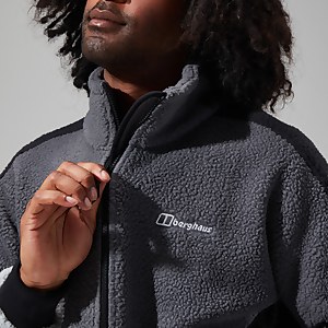 Houlton Half Zip Fleece für Herren - Grau/Dunkelgrau