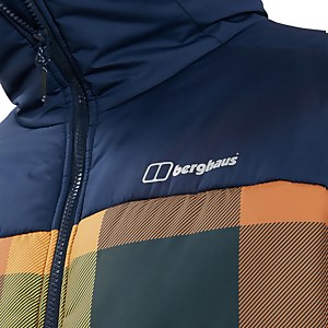 Men's Komatiite Insulated Jacket - Blue / Brown